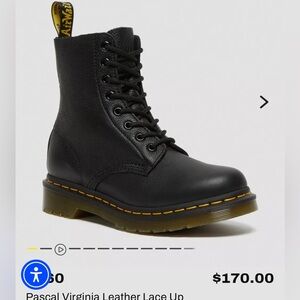 Dr. Martens Black Lace-Up Boots